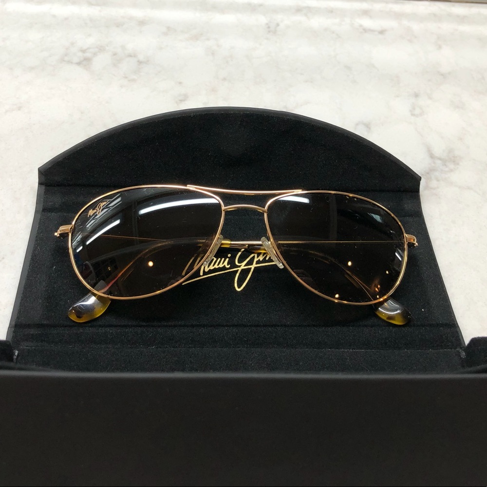 Maui Jim MJ Sunglasses Baby Beach Aviators
